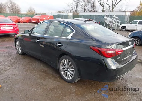 2019 Infiniti Q50 3.0T Luxe from USA, damaged, VIN JN1EV7AR5KM559670